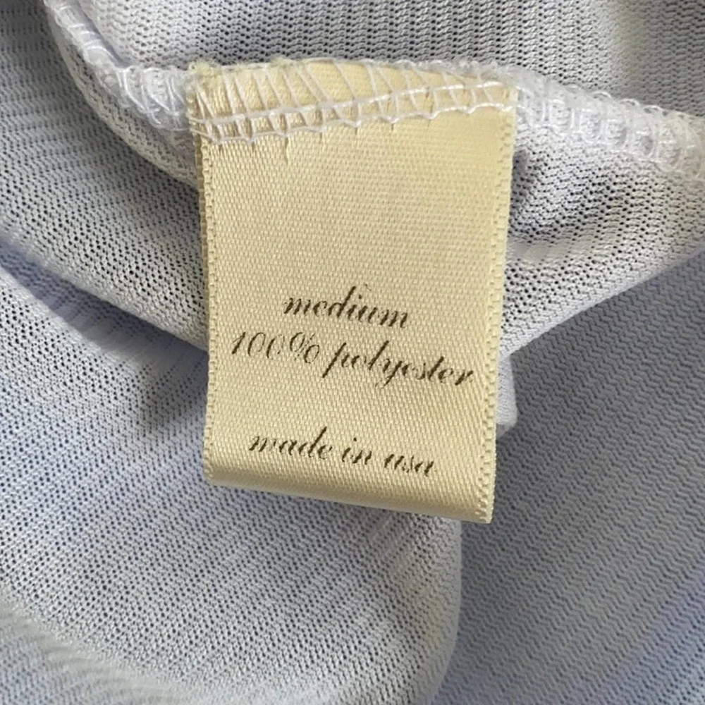 Myan Royal Blue Elastic Waist Polyester Dress Womens Size M - Picture 5 of 9